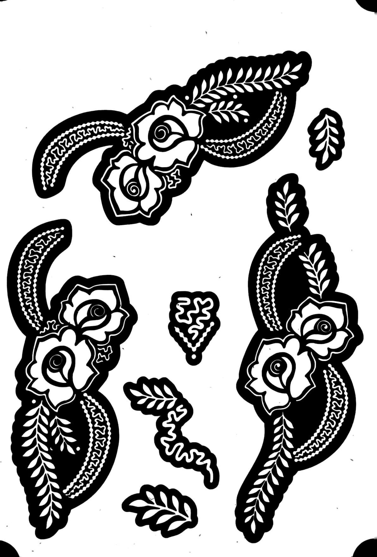Henna Stencil Fumish