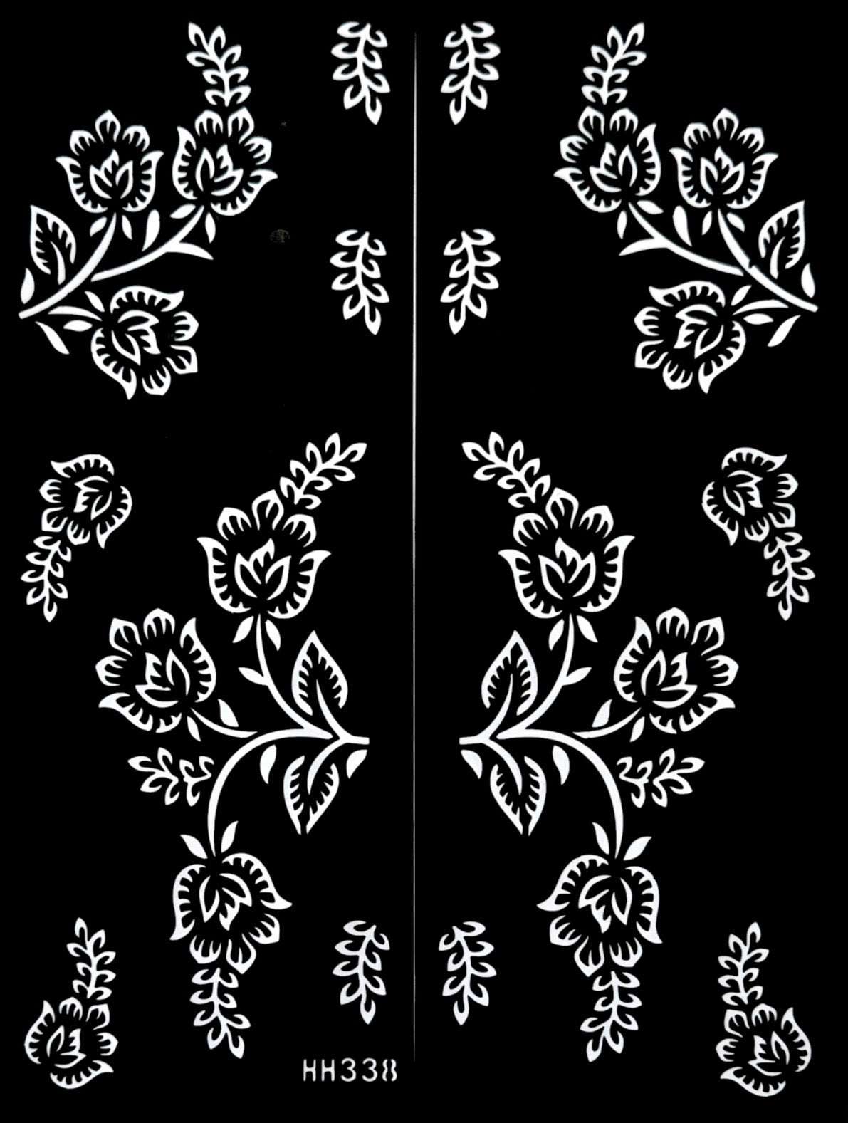 Henna Stencil HH338