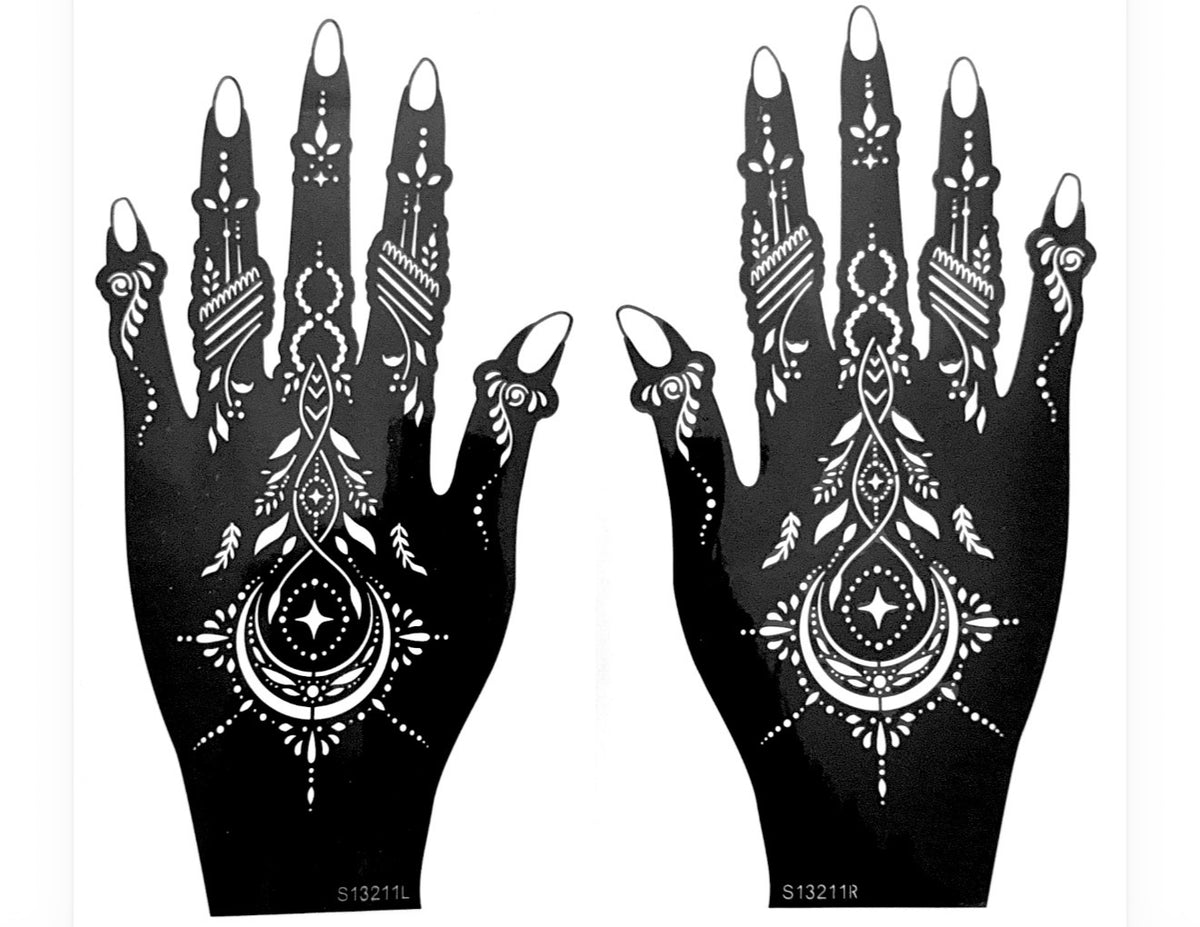 Henna Stencil S13211