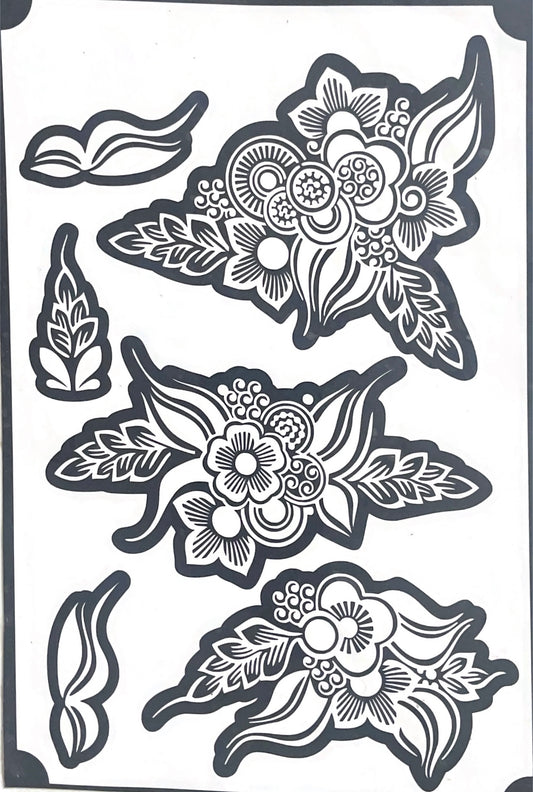 Henna Stencil Lavender