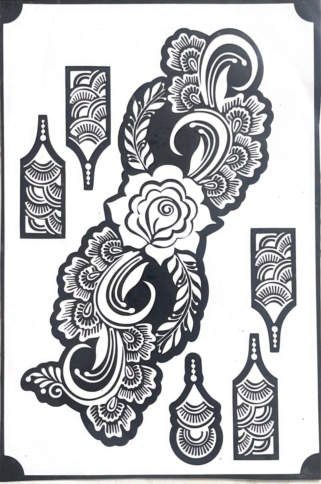 Henna Stencil Zoeva
