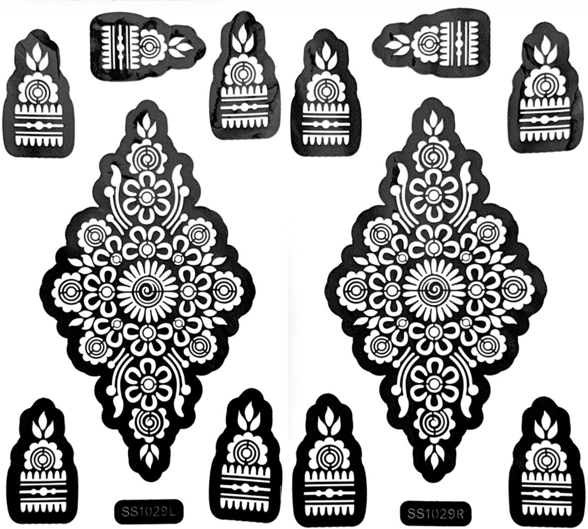 Henna Stencil S1029