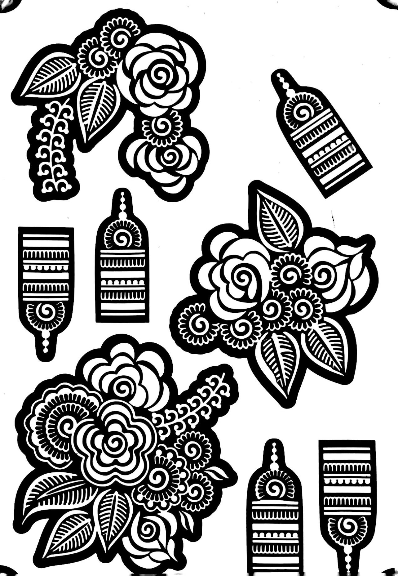 Henna Stencil Wofoz