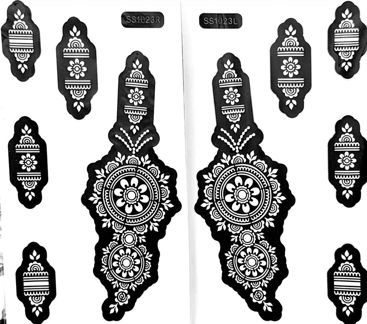 Henna Stencil S1023
