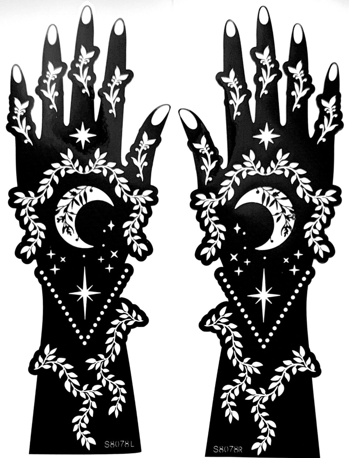Henna Stencil S8078