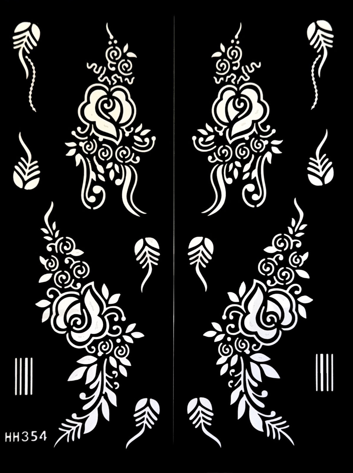Henna Stencil HH354
