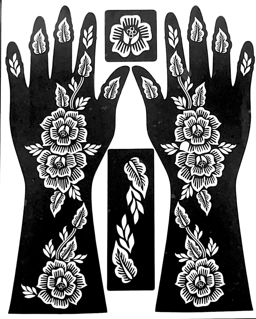 Henna Stencil Z06