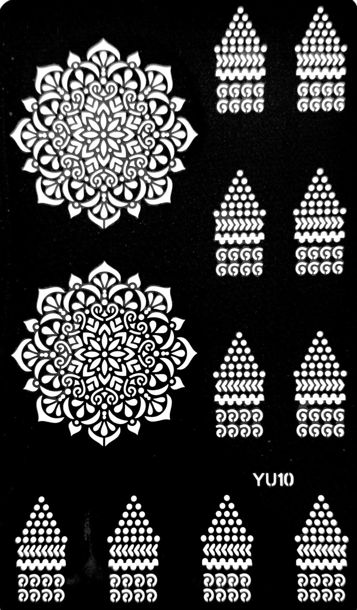 Henna stencil YU10