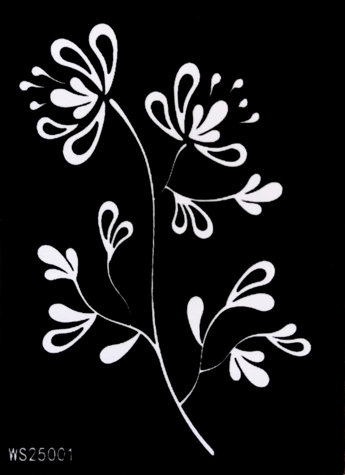Henna Stencil WS25001