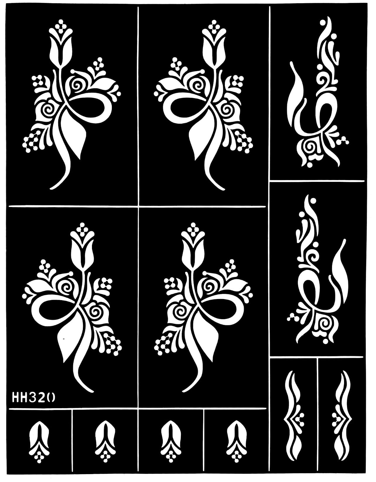 Henna Stencil Shine