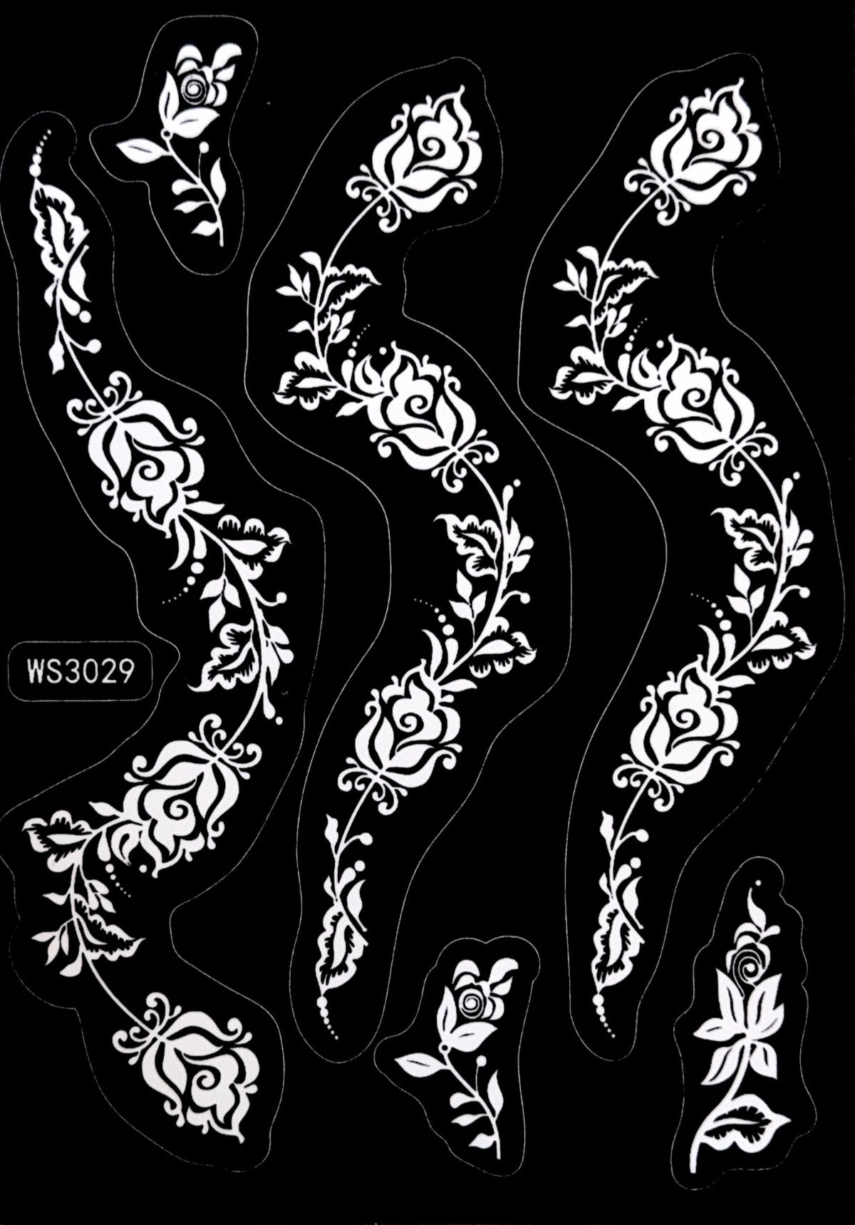 Henna Stencil WS3029