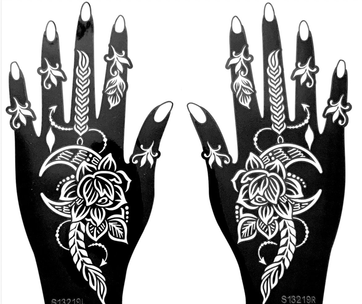 Henna Stencil S13219