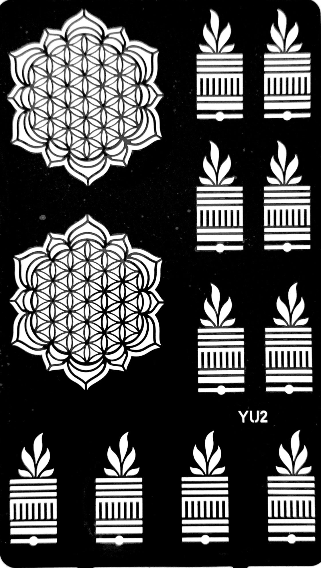 Henna stencil YU2