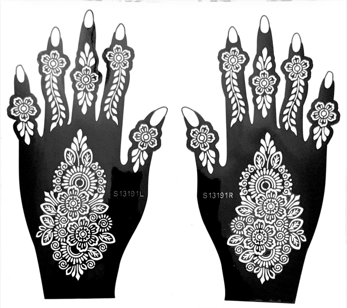 Henna Stencil S13191