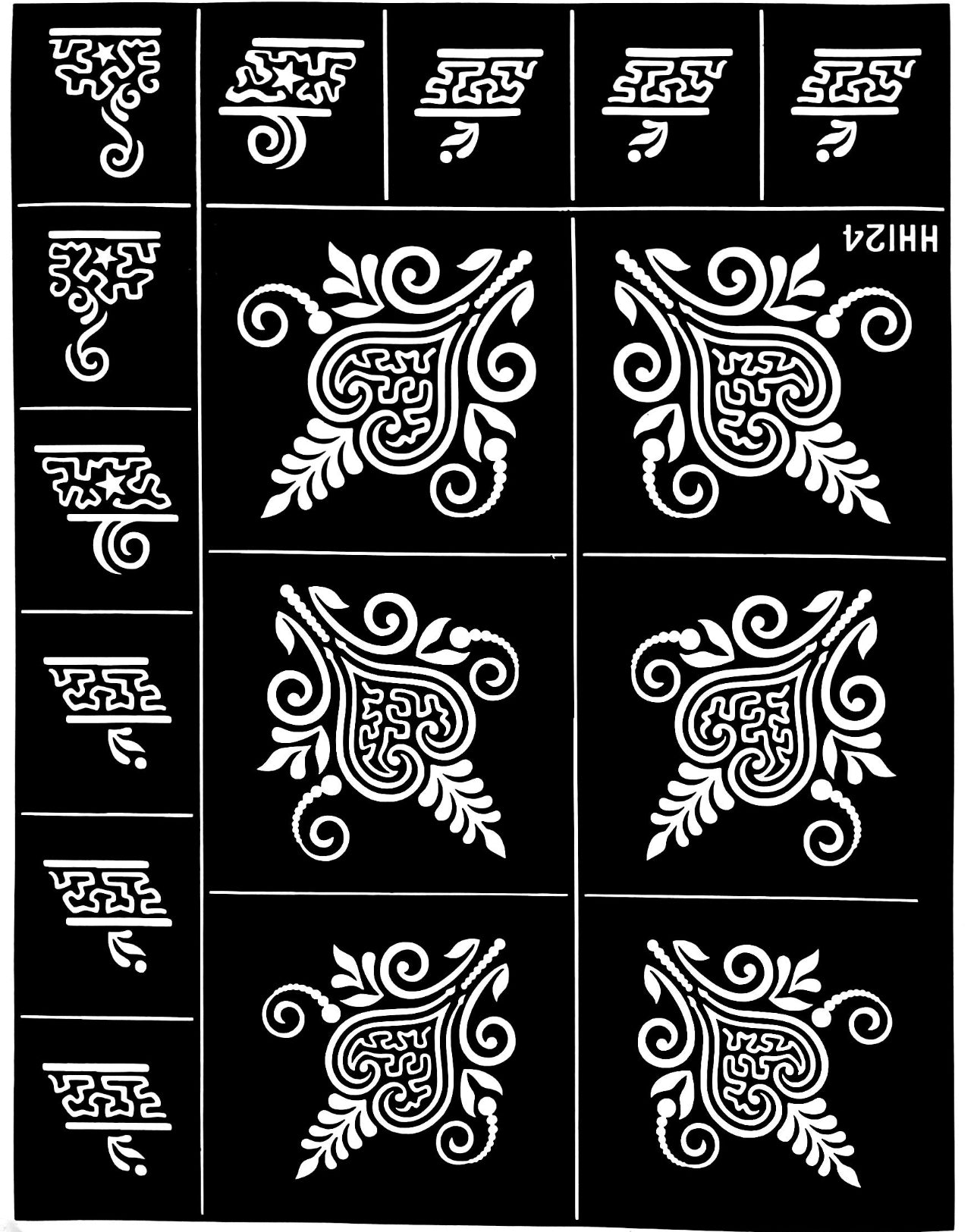Henna Stencil Yawser