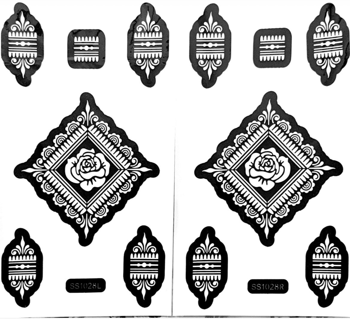 Henna Stencil S1028