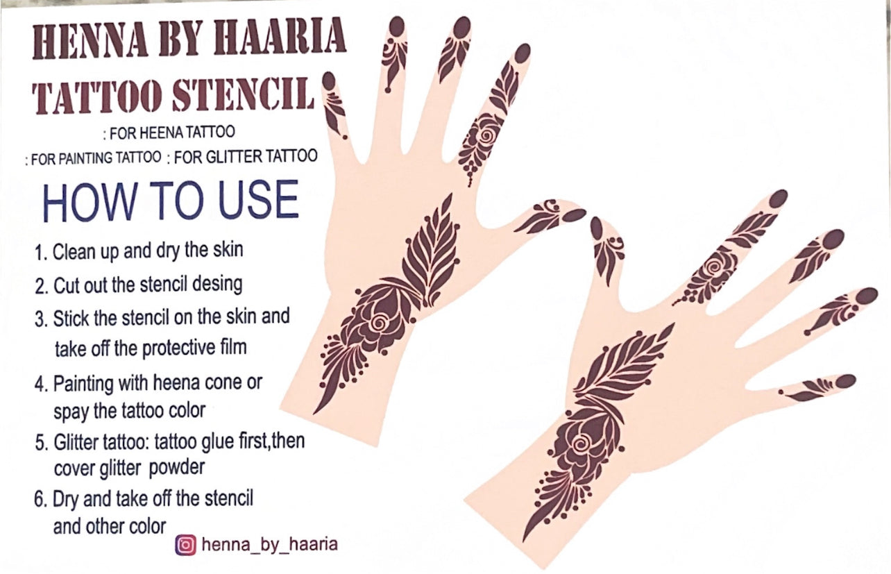 Henna Stencil Zookis