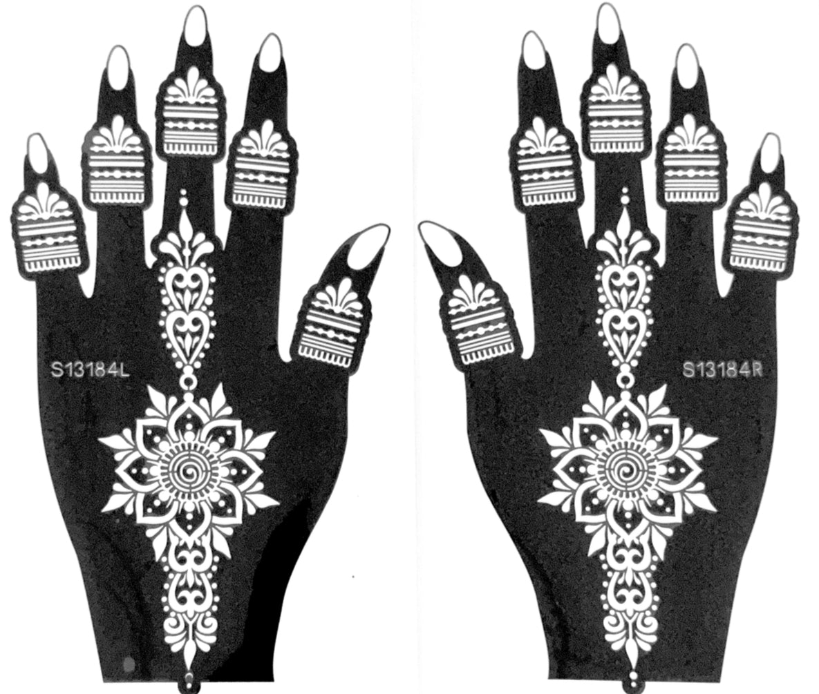 Henna Stencil S13184