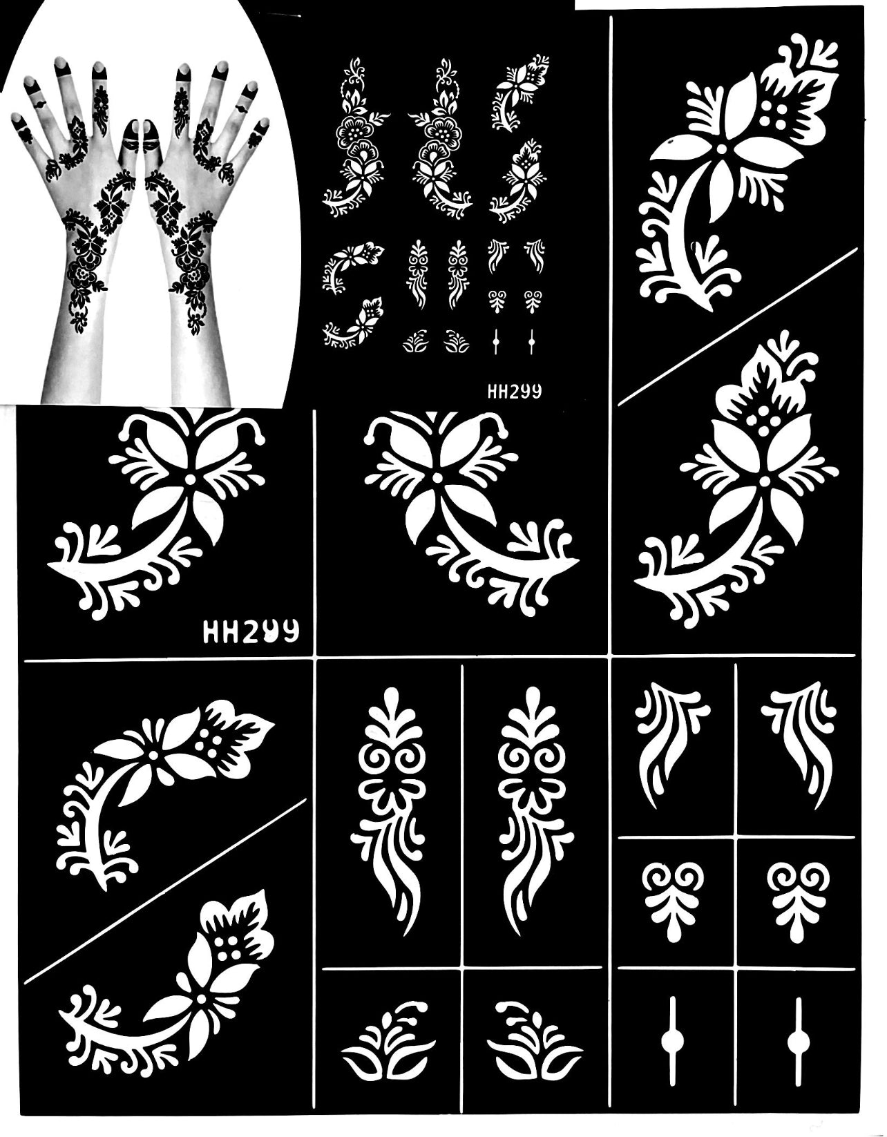 Henna Stencil Oxaza