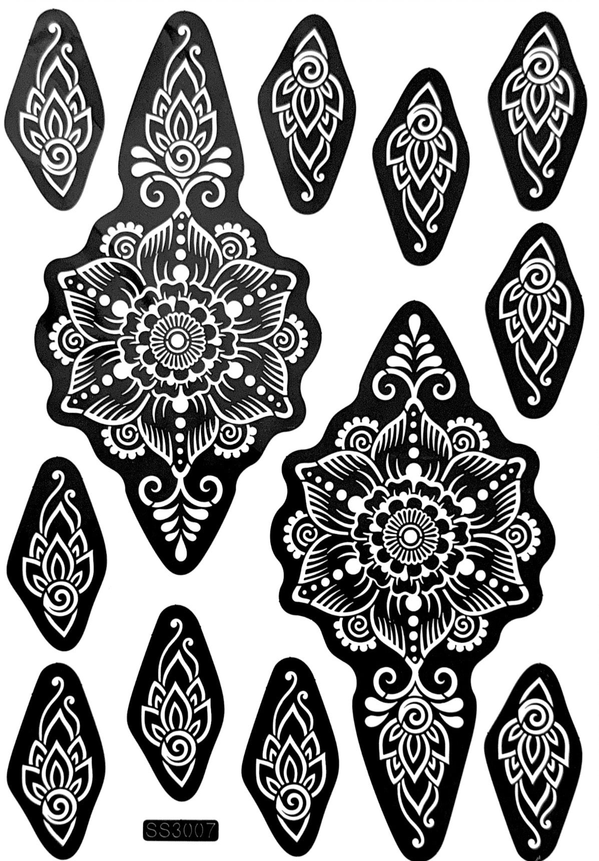 Henna Stencil SS3007