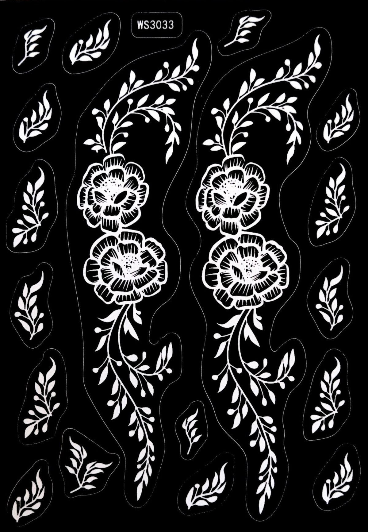 Henna Stencil WS3033